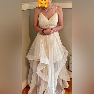 white prom dress